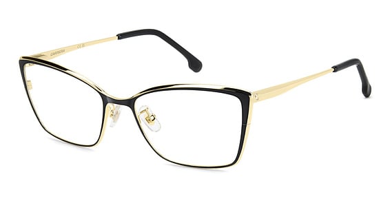 Carrera 3047 - Black Gold, Stainless Steel, Rectangle frame
