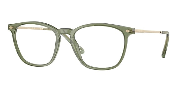 Vogue VO5614 - Transparent Green, Plastic, Oval frame