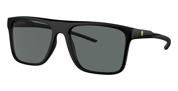 FERRARI FZ6006 - Matte Black, Acetate, Rectangle frame