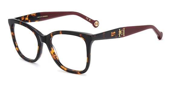 Carolina Herrera HER 0378 - Havana, Acetate, Round frame