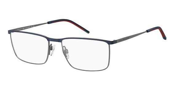 Tommy Hilfiger TH 2333/US - Matte Brown Ruthenium, Stainless Steel, Rectangle frame
