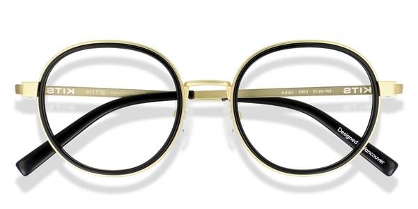 KITS Adair - Black, Stainless Steel, Round frame