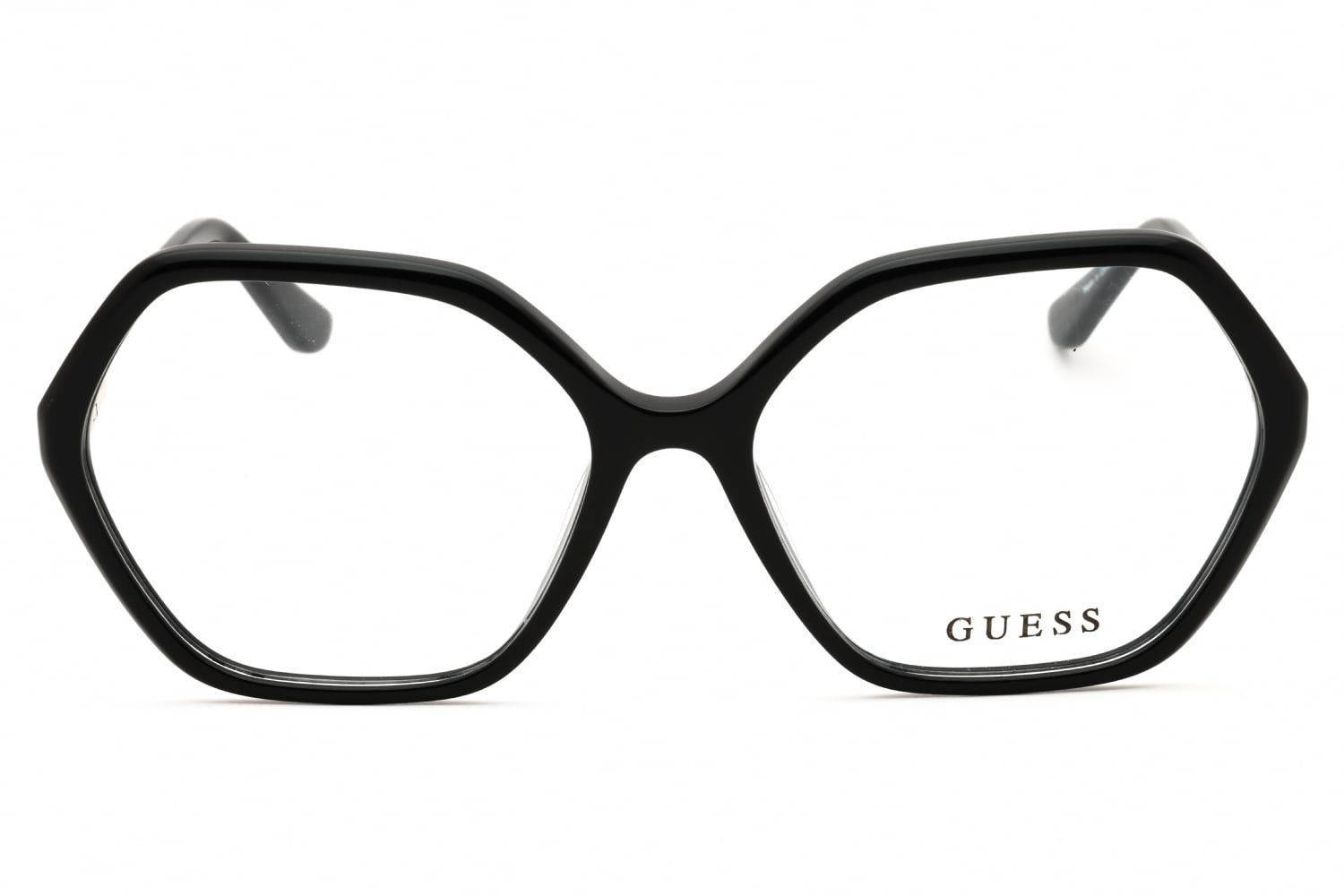 Guess GU50149 - Shiny Black, Acetate, Round frame
