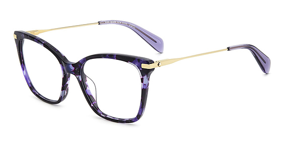 Kate Spade KS Teya - Violet Havana, Acetate, Cat Eye frame