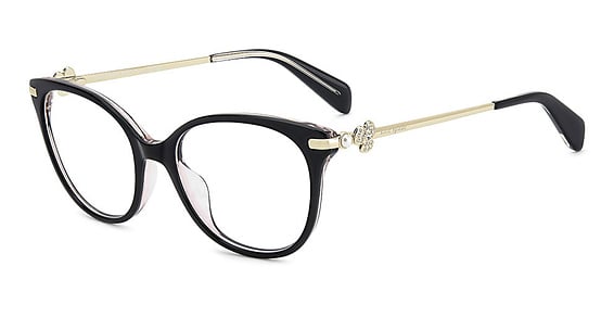 Kate Spade KS Dariela 2/G - Black Pink, Acetate, Rectangle frame