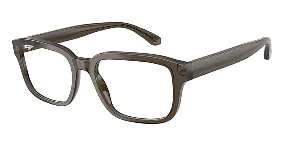 Emporio Armani EA3255 - Shiny Transparent Grey, Plastic, Rectangle frame