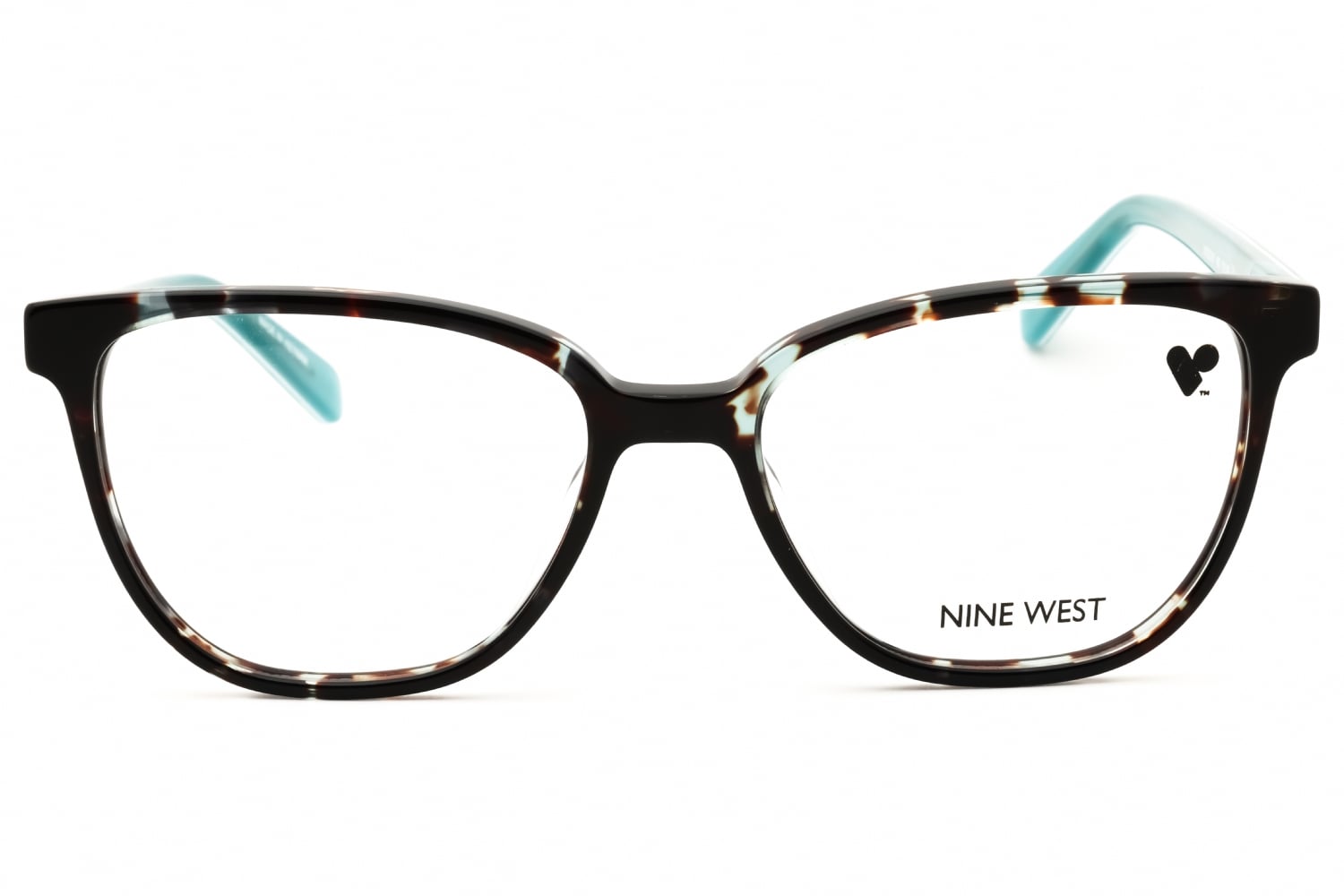 Nine West NW5218N - Aqua Tortoise, Acetate, Rectangle frame