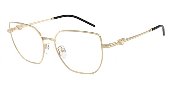 Emporio Armani EA1176 - Shiny Pale Gold, Metal, Cat Eye frame