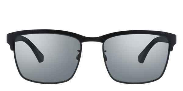 Emporio Armani EA2087 - Matte Black, Metal, Rectangle frame