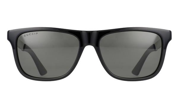 Gucci GG0687S - Black, Acetate, Rectangle frame