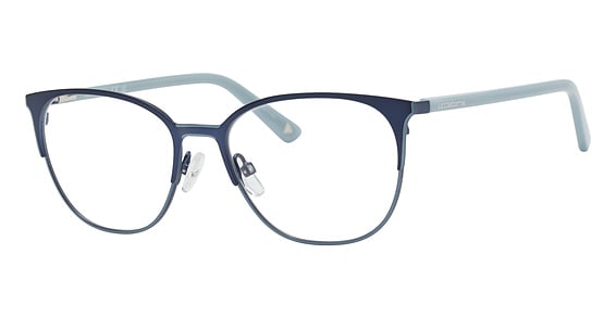 Liz Claiborne L 482 - Matte Blue, Stainless Steel, Cat Eye frame