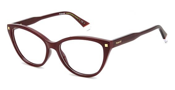 Polaroid PLD D493 - Burgundy, Acetate, Cat Eye frame