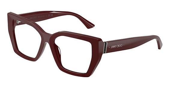 Jimmy Choo JC3053JU - Cranberry, Plastic, Cat Eye frame