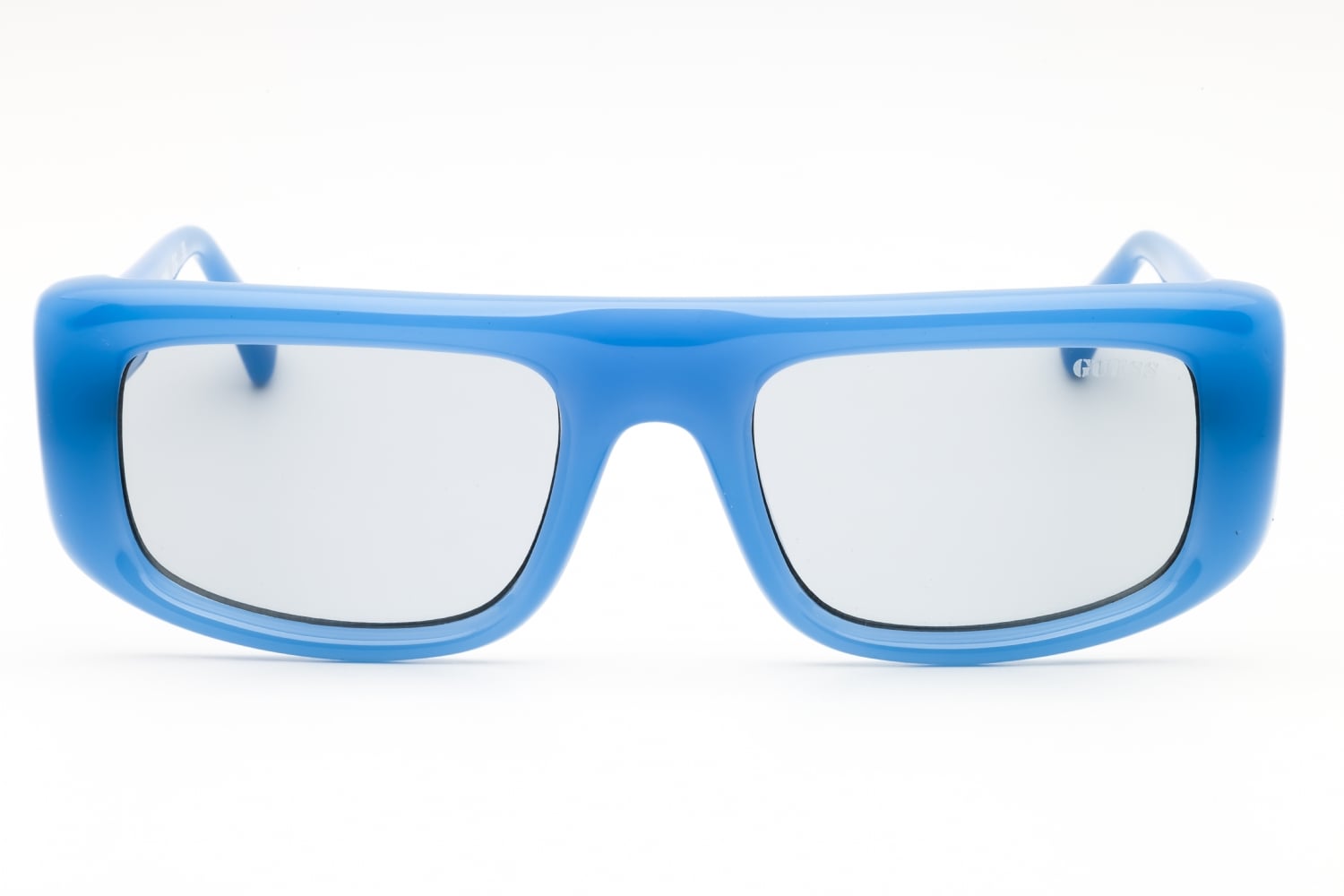 Guess GU00138 - Shiny Light Blue, Acetate, Rectangle frame