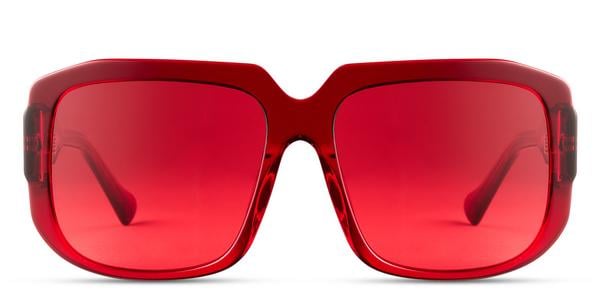 KITS Ace Sun - Red, Acetate, Rectangle frame