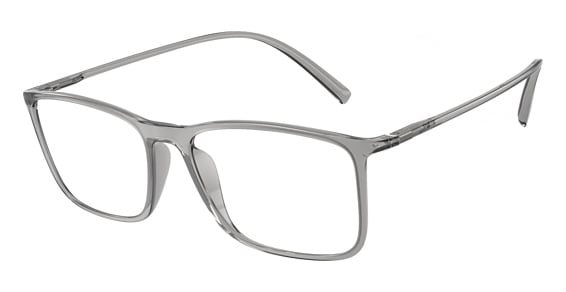 Giorgio Armani AR7244U - Transparent Grey, Acetate, Rectangle frame