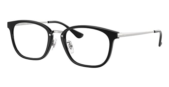 Ray-Ban RX7247D - Black, Acetate, Oval frame