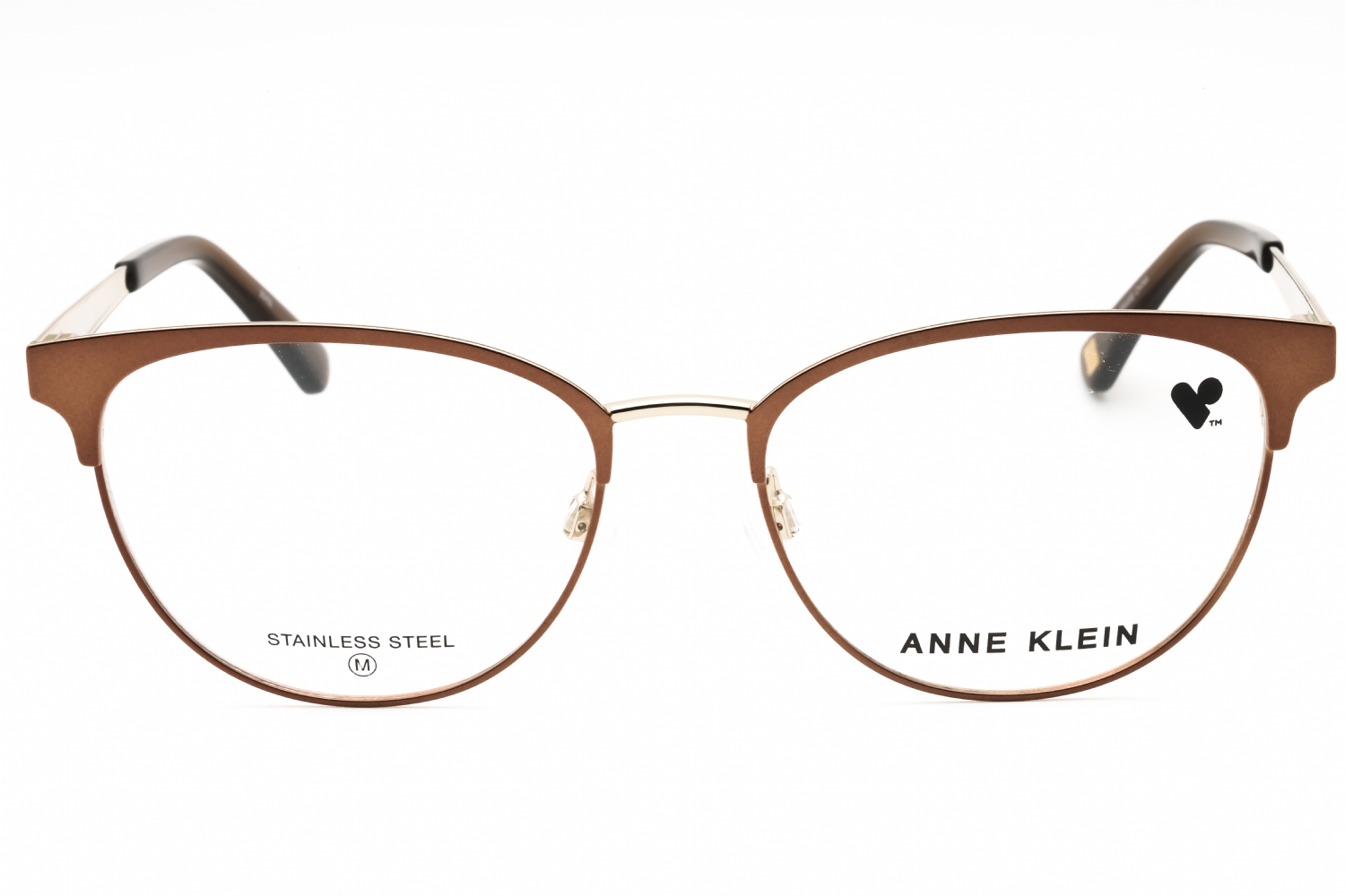 Anne Klein AK5110 - Mocha, Metal, Oval frame