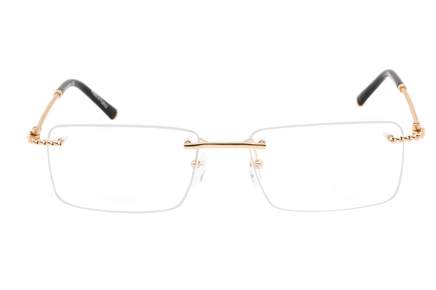 Charriol PC75098 - Shiny Gold, Titanium, Rimless frame