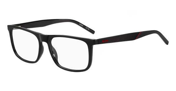 HUGO HG 1307 - Black, Plastic, Rectangle frame