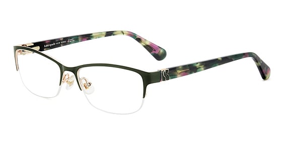 Kate Spade KS Marnie 2/G - Green, Stainless Steel, Cat Eye frame