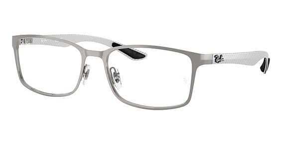 Ray-Ban RX8424 - Gunmetal, Metal, Rectangle frame