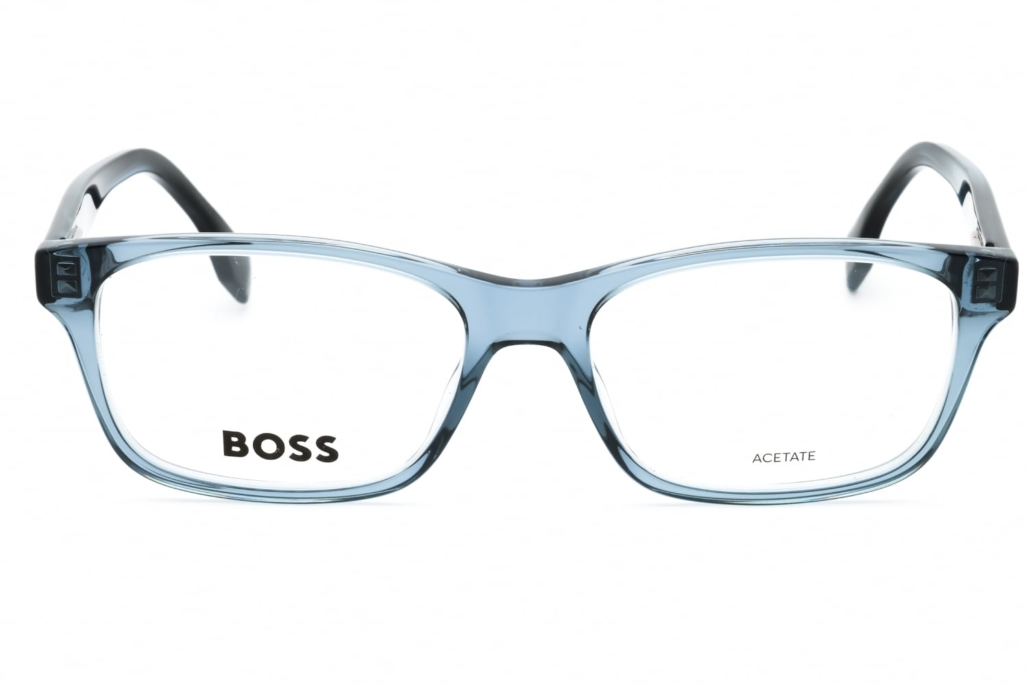 Hugo Boss BOSS 1645 - Blue Horn, Plastic, Rectangle frame
