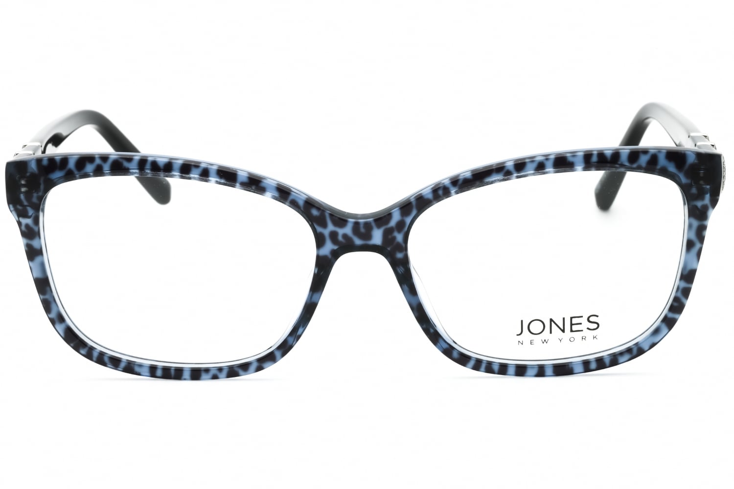 Jones New York J779 - Blue Leopard, Acetate, Rectangle frame