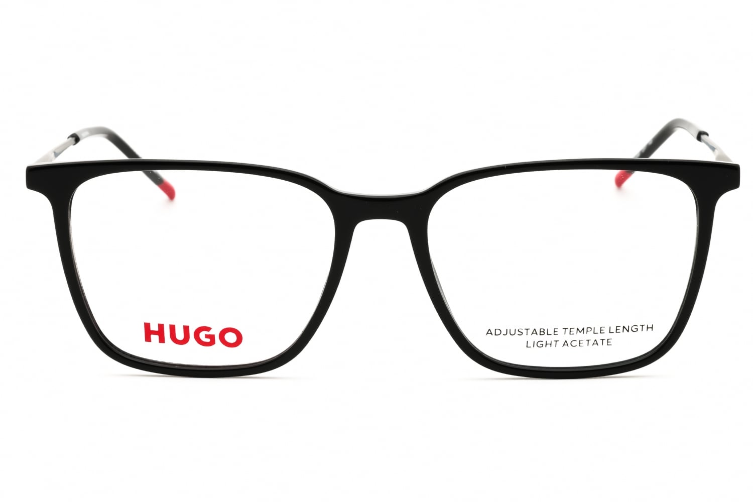 HUGO HG 1288 - Black RED, Plastic, Rectangle frame