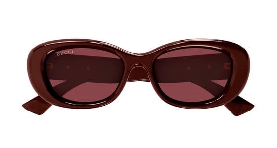 Gucci GG1829SK - Burgundy, Plastic, Round frame
