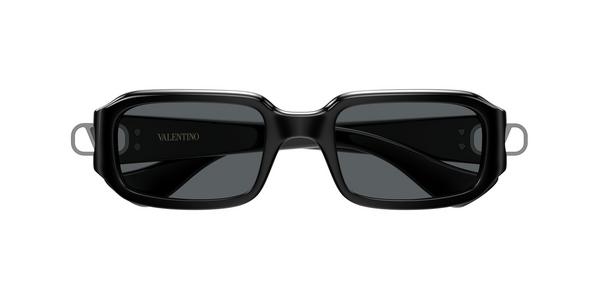 Valentino VG0016S - Black, Plastic, Rectangle frame