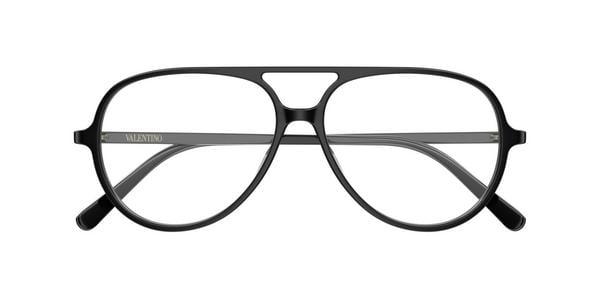 Valentino VG0023O - Black, Acetate, Round frame