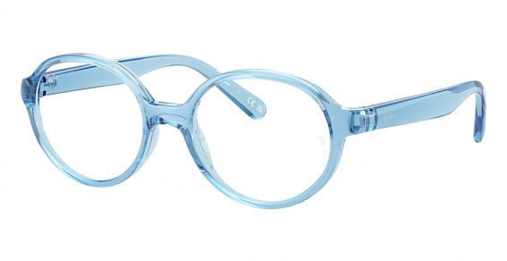 Ray-Ban RY1905 - Transparent BLU, Acetate, Oval frame