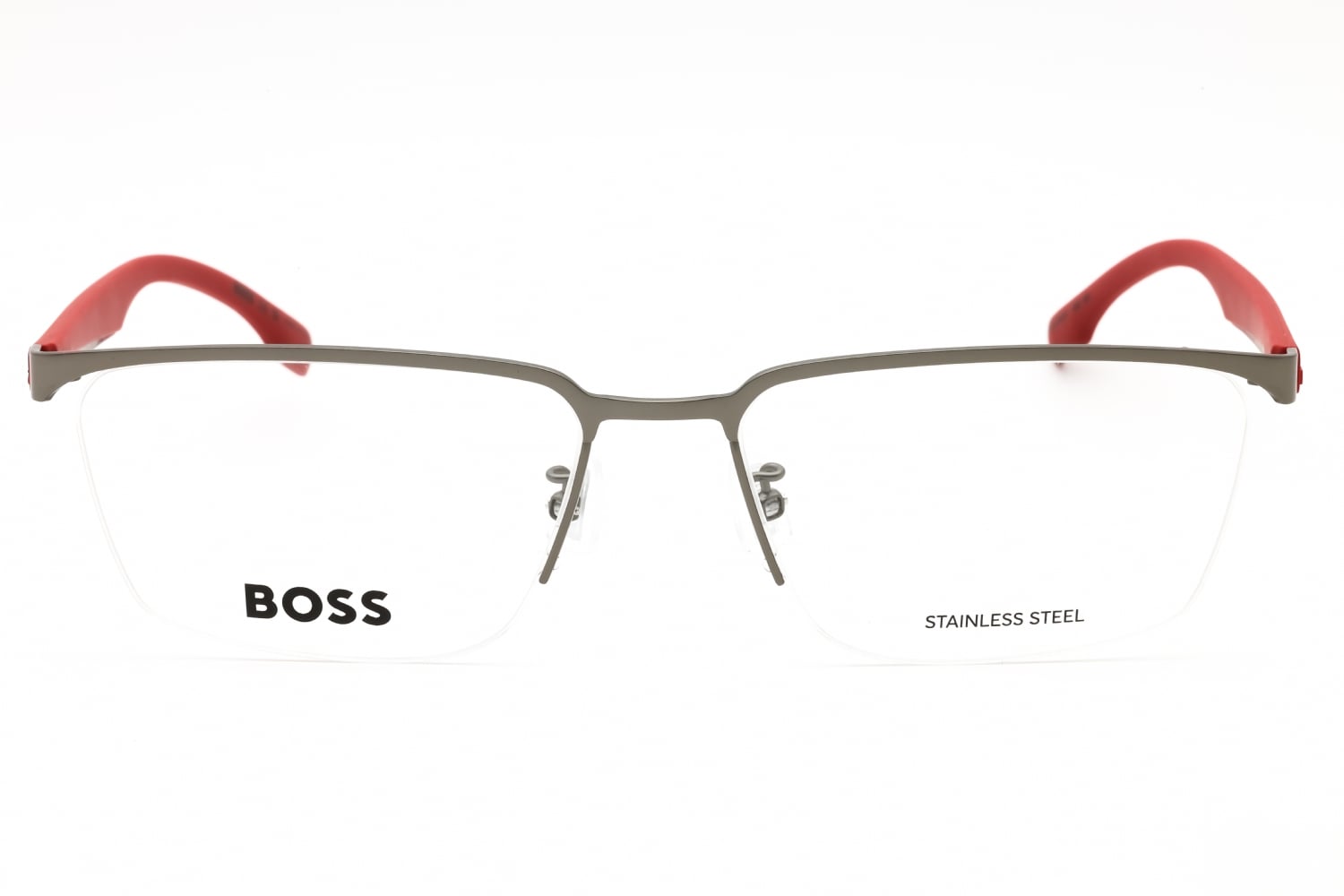 Hugo Boss BOSS 1543/F - Mtdk Ruthenium, Metal, Rectangle frame