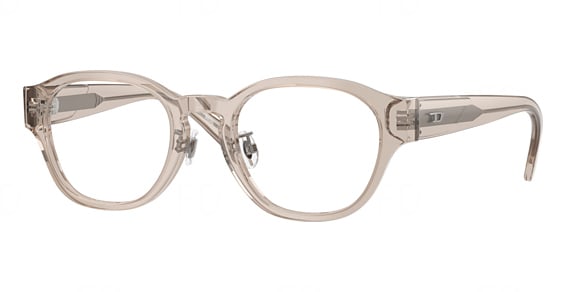 Diesel DL4011D - Transparent Taupe, Plastic, Oval frame