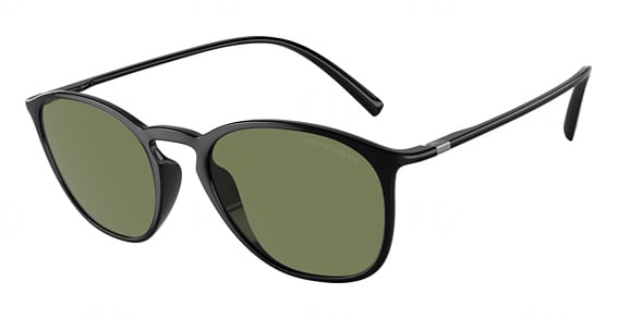 Giorgio Armani AR8186U - Shiny Black, Acetate, Oval frame