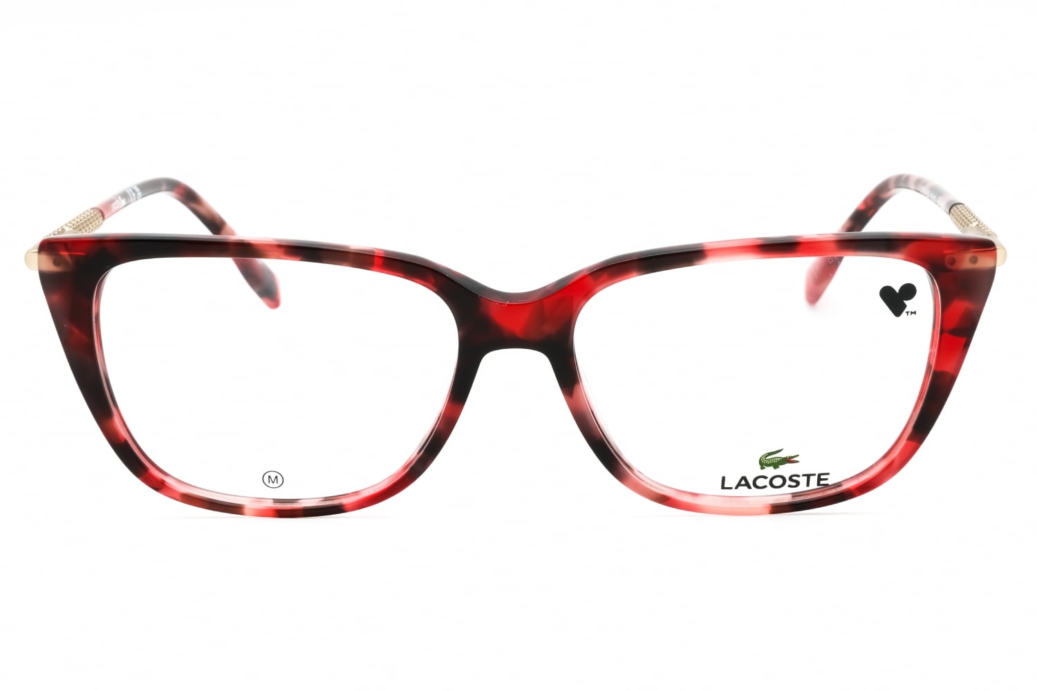 Lacoste L2939 - Havana RED, Acetate, Rectangle frame