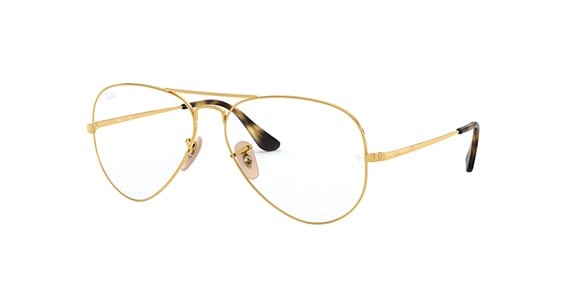 Ray-Ban RX6489 AVIATOR - Arista, Metal, Aviator frame
