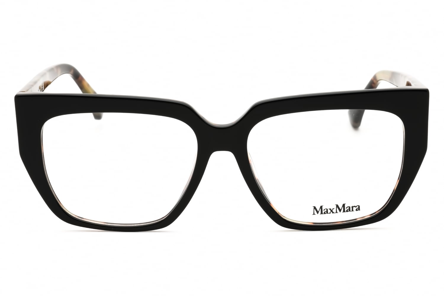 Max Mara MM5010 - Black/other/clear, Acetate, Cat Eye frame