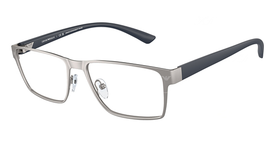 Emporio Armani EA1157 - Matte Gunmetal, Metal, Rectangle frame