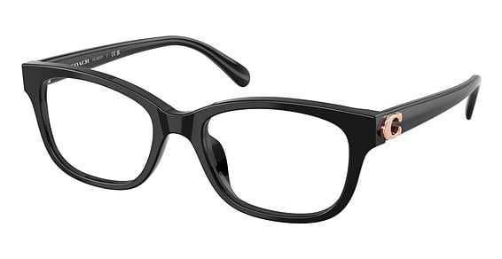 COACH HC6257U - Black, Plastic, Oval frame