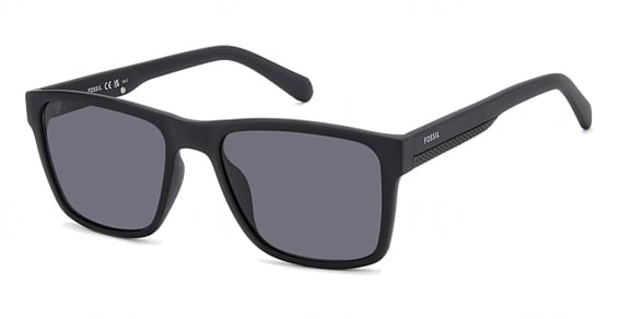 Fossil FOS 2155/G/S/US - 003ir MTT Black, Plastic, Rectangle frame