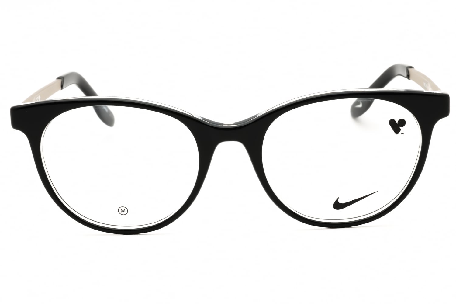 Nike NIKE 7173 - Black, Acetate, Round frame