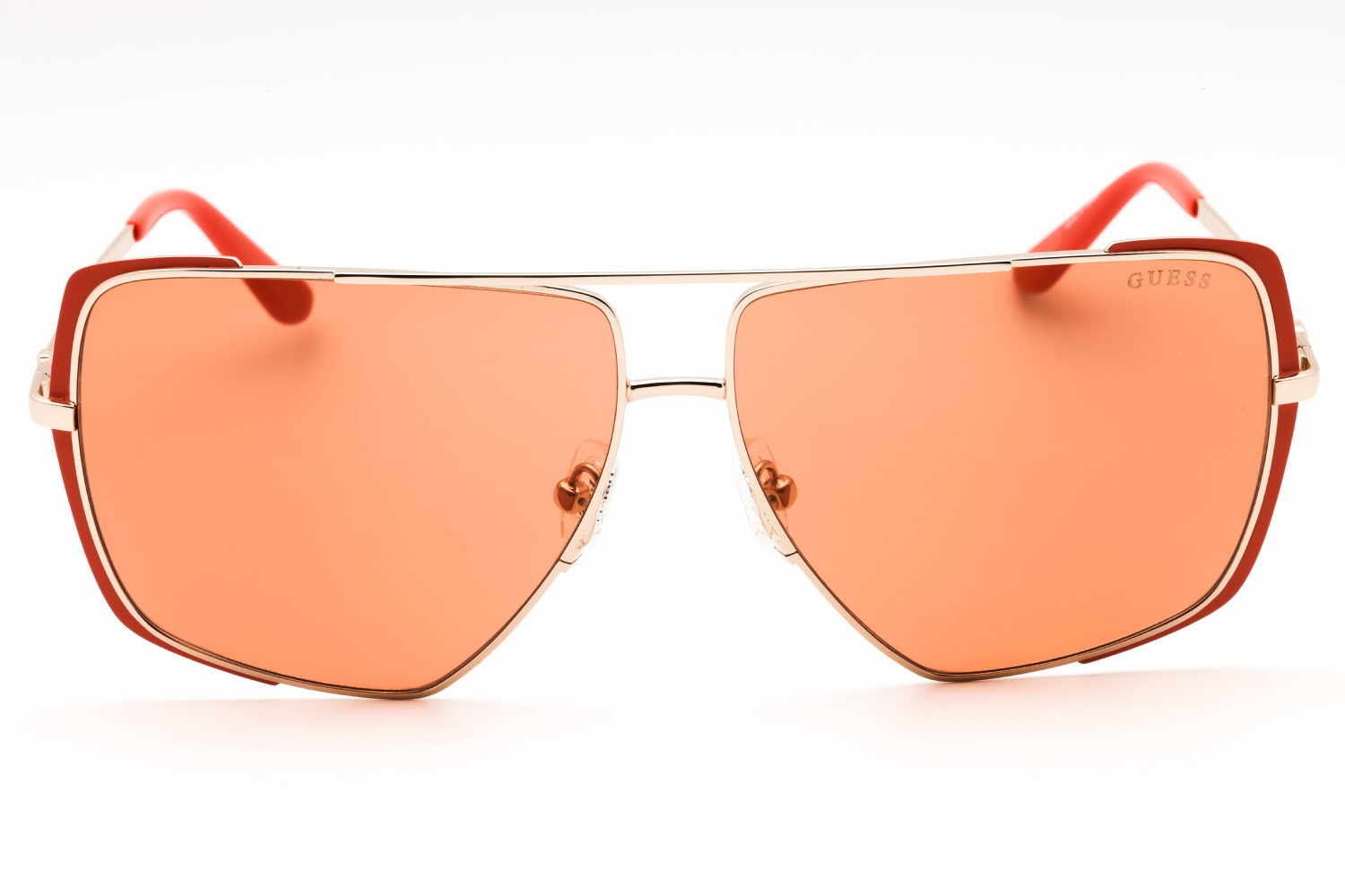 Guess GU00220 - Matte Orange, Metal, Aviator frame