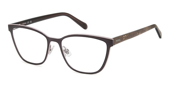 Fossil FOS 7180/G - Mauv Grey, Metal, Cat Eye frame