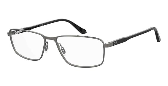 Under Armour UA 5034/G - Matte Dark Ruthenium Black, Stainless Steel, Rectangle frame