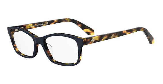 Kate Spade Catrina/3 - Blue Havana, Acetate, Rectangle frame