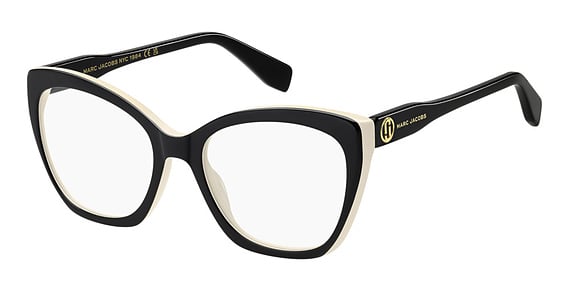 Marc Jacobs Marc 857 - Black White, Acetate, Cat Eye frame