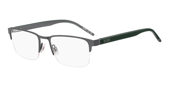 HUGO HG 1397/US - Matte Ruthenium Black, Stainless Steel, Rectangle frame