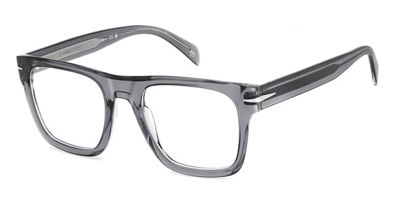 David Beckham DB 7020/flat - Grey Cry G, Acetate, Flat-Top frame